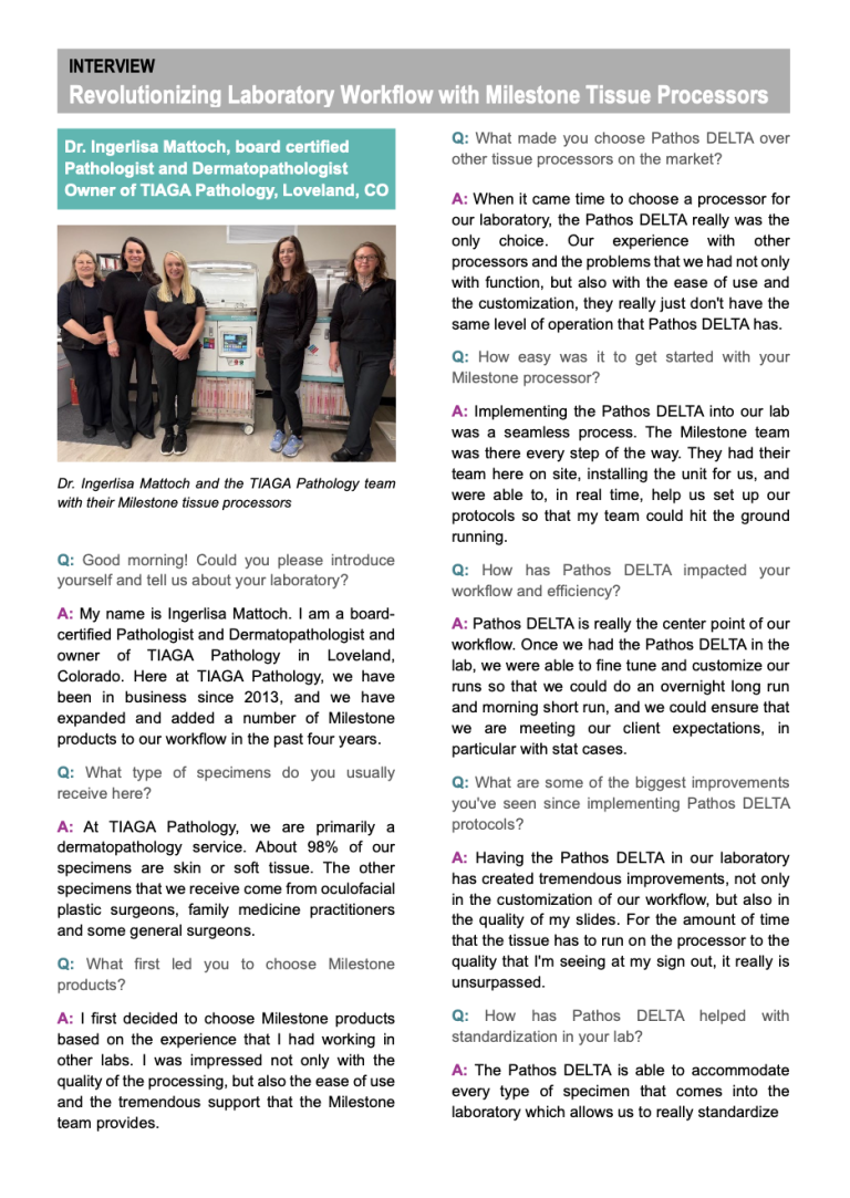 Case Studies | Milestone Medical
